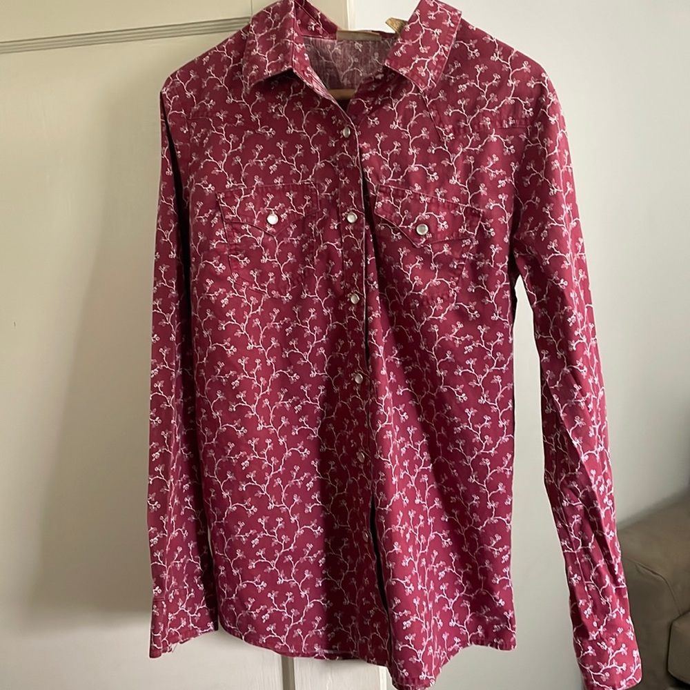 Womens Wrangler Pearl Snap